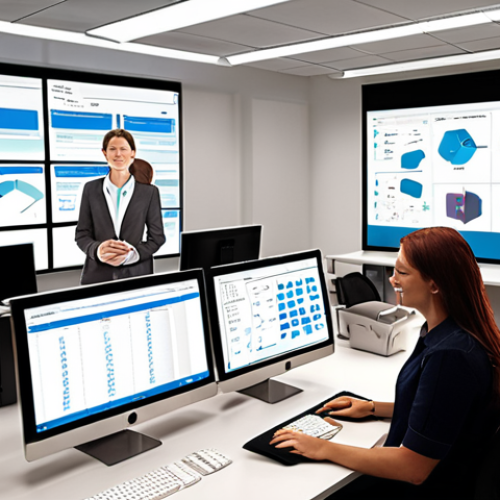 Home 6 **
A modern office showcasing process optimization. Visual elements: flowcharts transforming into streamlined processes, employees collaborating efficiently, automated tasks highlighted on computer screens, and happy clients in the background. Focus on efficiency and improved communication.
**
